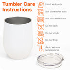 Unbreakable Bond With My Dogs - Personalized Wine Tumbler