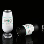 Swig Wine Cup Champagne Beer 6oz Camo With Lids Termos Stemless Flute Stainless Swig Tumbler Thermos Vacuum Flask Insulated
