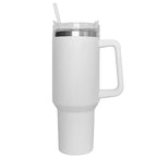 Tumbler With Handle Insulated Tumbler With Lids Straw Stainless Steel Coffee  Cup for Travel