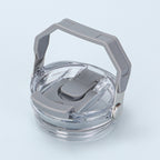 Reusable 30oz Straw Lid - BPA-free, flip cover, dishwasher safe, leak/spill-proof. Stanley tumbler accessory.